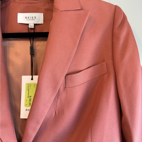 Warm coral Reiss blazer - Picture 4 of 8
